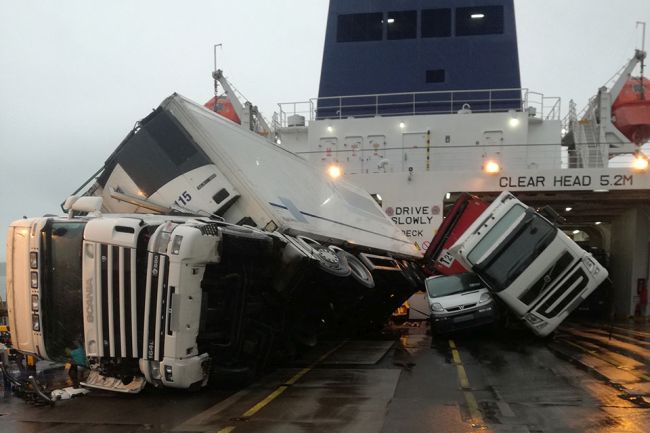 Cargo Shift And Damage To Vehicles On Board Ro-Ro Passenger Ferry European Causeway
