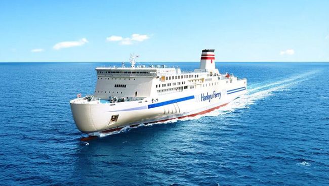 Japanese Ferry With World’s Most Efficient 4-Stroke Diesel Engine Begins Operations