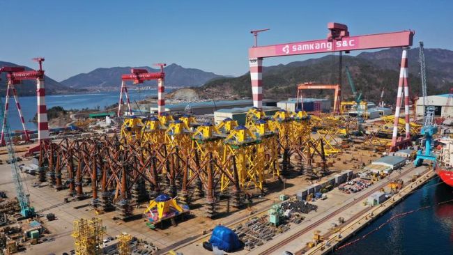 Jan De Nul Nears Completion Of Fabrication Of Foundations For Taiwan’s Changhua Offshore Wind Farm