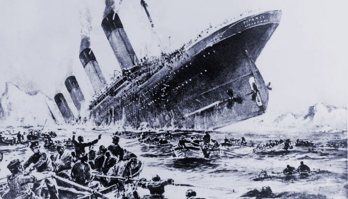 sinking of Titanic