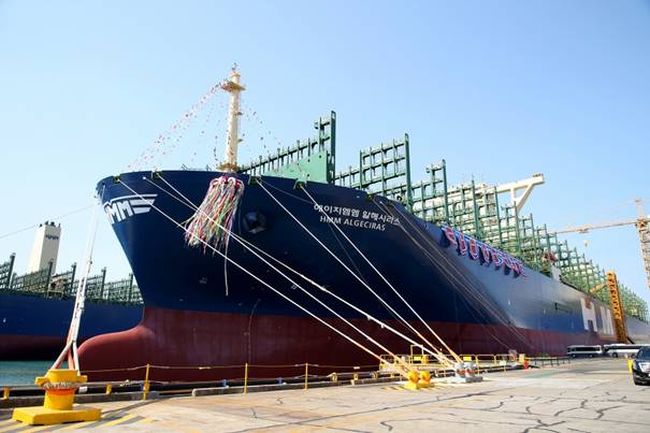 HMM Names World’s Largest Container Vessel, 24,000 TEU Giant, ‘HMM Algeciras’ At DSME Shipyard