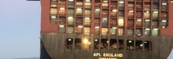 APL England containers lost