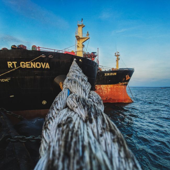 RT Genova loaded Sakhalin’s first-ever capesize vessel with cargo from the Port of Shakhtersk, in May 2019.