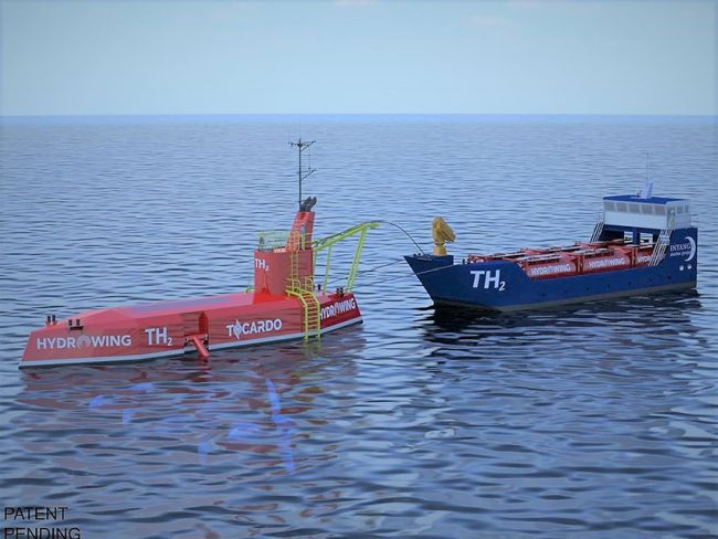 HydroWing Introduces An Innovative Concept To Create Green Hydrogen From Sea