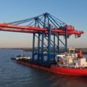 Lieferung neuer Containerbrücken zum Burchardkai
