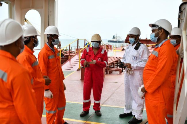Genco Liberty Crew Change Seafarers COVID