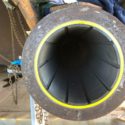 Thordon’s RiverTough bearings installed in the strut of the workboat