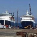 Sovereign And Monarch Cruise Ships At The End Of Their Journey As They Await Scrapping At Turkey