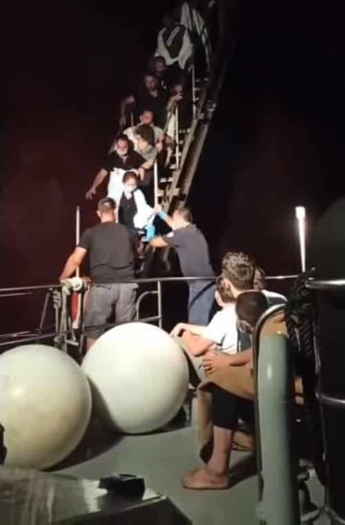 Greece Coast Guards Rescue 96 Migrants From Sinking Yacht Amid Turkey Tensions