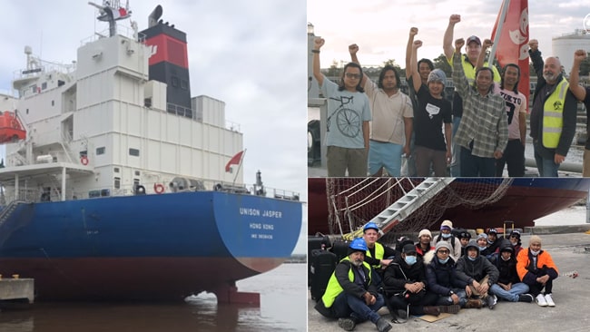 Video: ITF Helps Burmese Seafarers To Get Off Their Ship After 14 Months At Sea