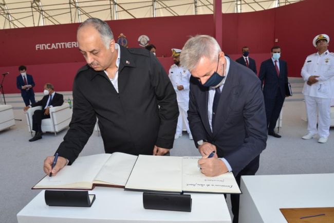 Fincantieri Launches The First Patrol Vessel For Qatar
