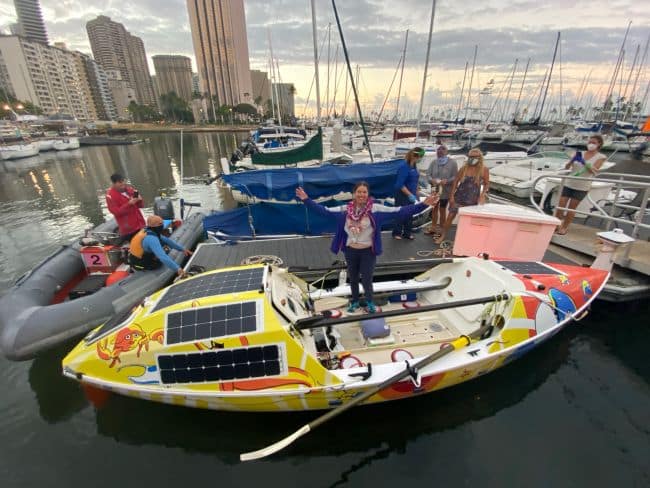 Solo Ocean Rower Lia Ditton Returns To The Ocean Post Recovery From Record 86 Days Alone At Sea