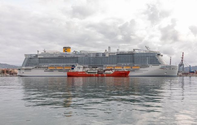Costa Cruises Completes Italy’s First LNG Bunkering Operation
