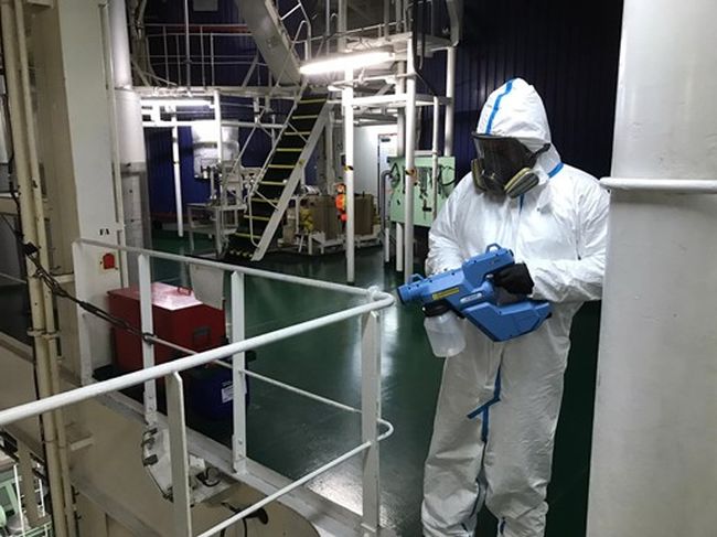 DisinfectYour.com service includes complete disinfection of closed areas on a vessel, as well as care for the crew
