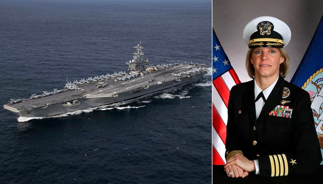 For The First Time, A Female CO To Command US Navy’s Aircraft Carrier