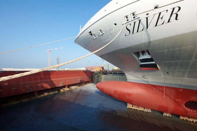 Fincantieri Floats Out 10th Ship In Silversea’s Fleet 'Silver Dawn' In Ancona