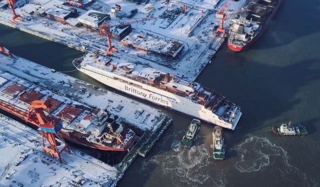 First LNG-Powered Ferry To Serve UK Takes To The Water