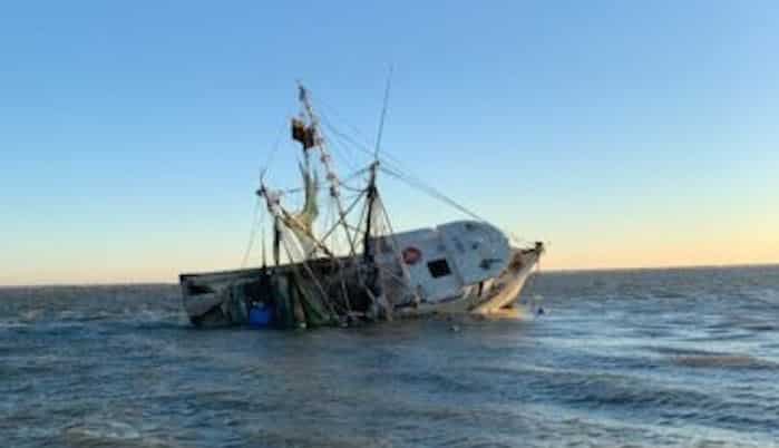 Loss Of Fishing Vessel Caused By Hitting Submerged Wreck Off Hilton Head