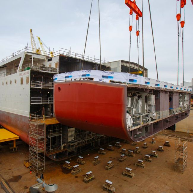 Fincantieri Begins Dry Dock Works On “Viking Mars”