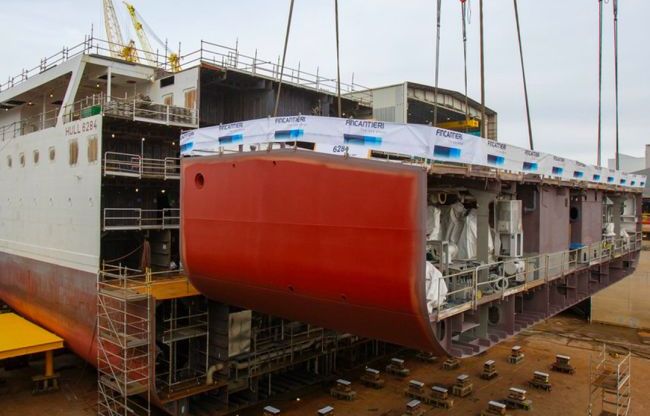 Photos: Fincantieri Begins Dry Dock Works On “Viking Mars”