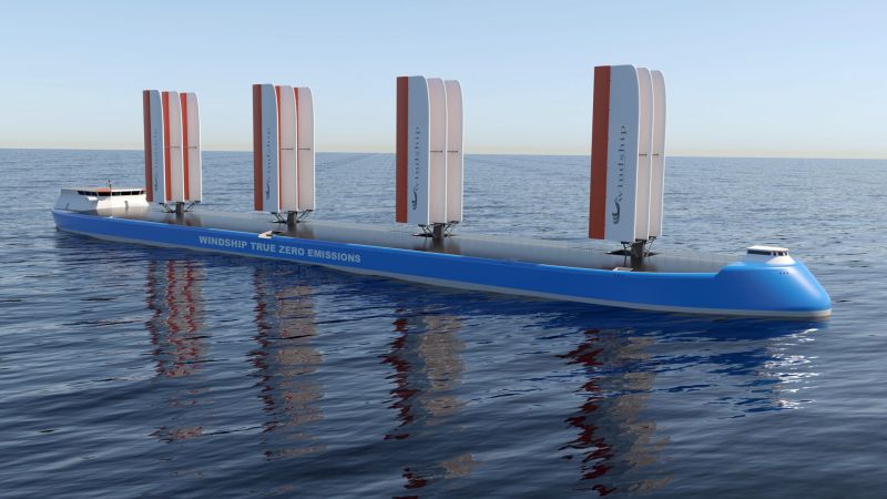 ‘Tesla of the Seas’ – Windship Technology Unveils First True Zero Emission Ship Design