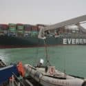 Evergreen Lines Ever Given Grounded In Suez Canal -