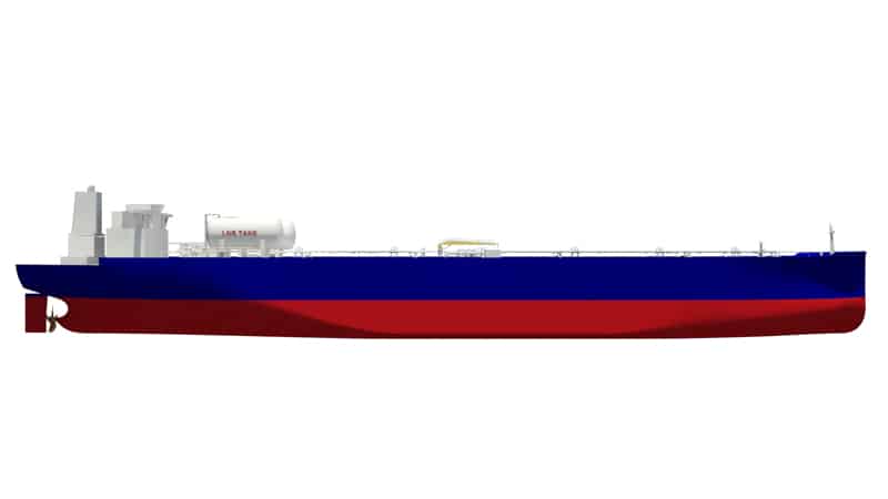 crude tankers to run on LNG
