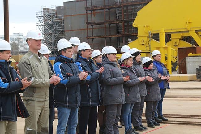 The first chemical tanker of MR type has been laid down at the Zvezda Shipbuilding Complex