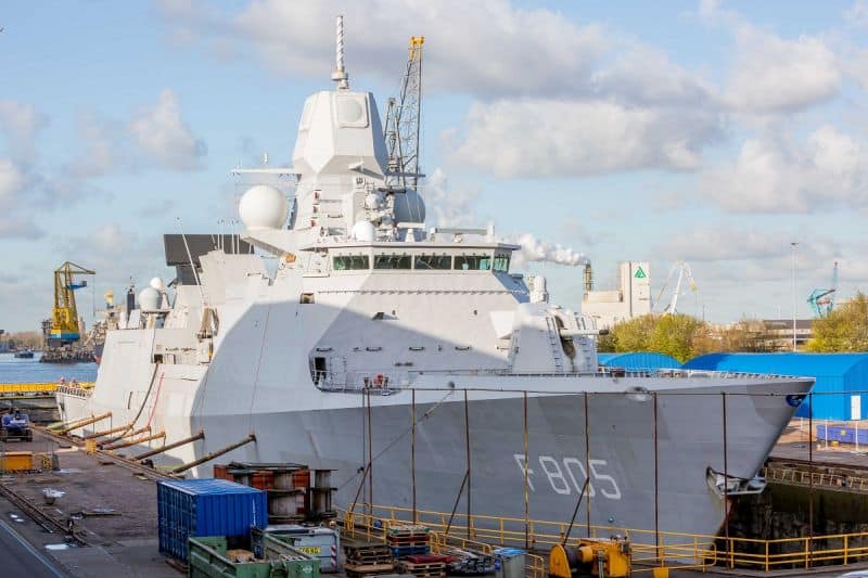 Damen Shiprepair Amsterdam readies HNLMS Evertsen for voyage to Japan