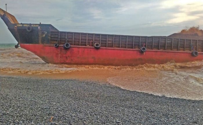 Ship Runs Aground In Philippines, Several Crew Members Missing