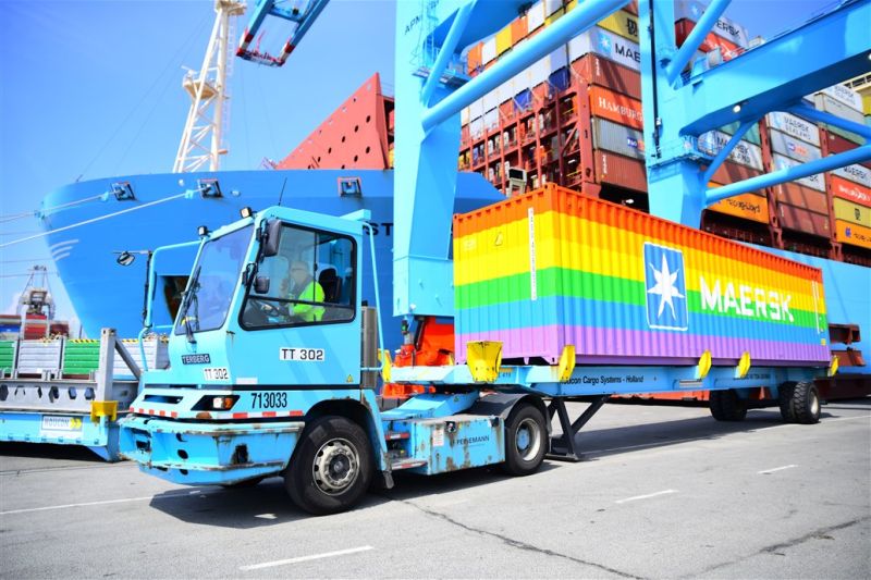 rainbow containers arriving