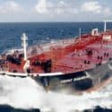 An undated handout photo, provided to the media on Wednesday, Jan. 7, 2009, shows a supertanker called 'Front Shanghai', which is a Frontline Ltd., vessel. Oil traders are seeking as many as 10 supertankers to store crude, potentially taking the amount hoarded at sea to almost five days of European Union demand, according to Frontline Ltd., the largest owner of the vessels. Source: Frontline Ltd., via Bloomberg News EDITOR'S NOTE: NO SALES