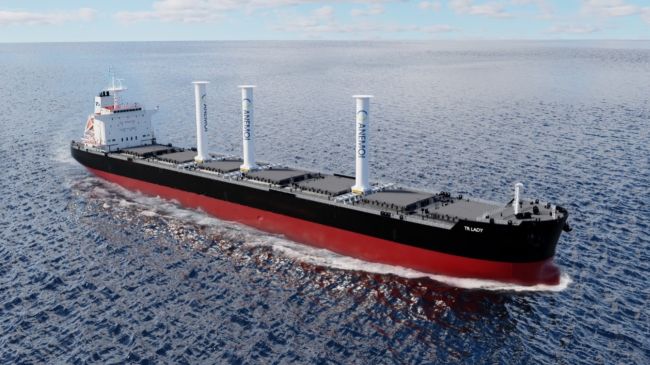Tufton Inks Deal With Anemoi For Installation Of Rotor Sails On 82000 DWT Bulk Carrier