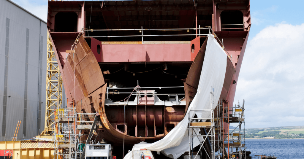 Shipbuilding Process – Plate Stocking, Surface Treatment and Cutting