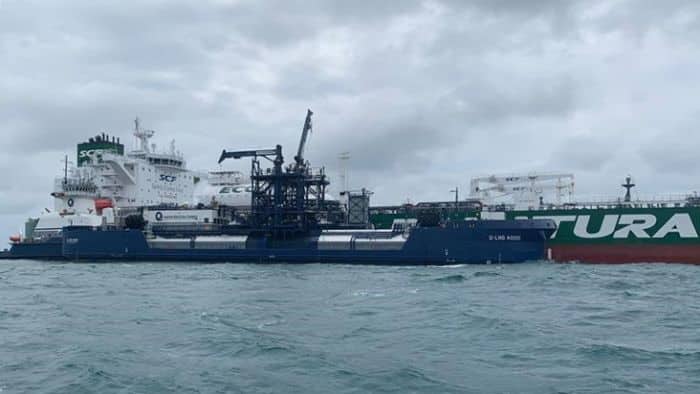 Sovcomflot (SCF Group) and Shell performed a landmark 150th marine LNG fuelling operation for SCF’s ‘Green Funnel’ Aframax tankers