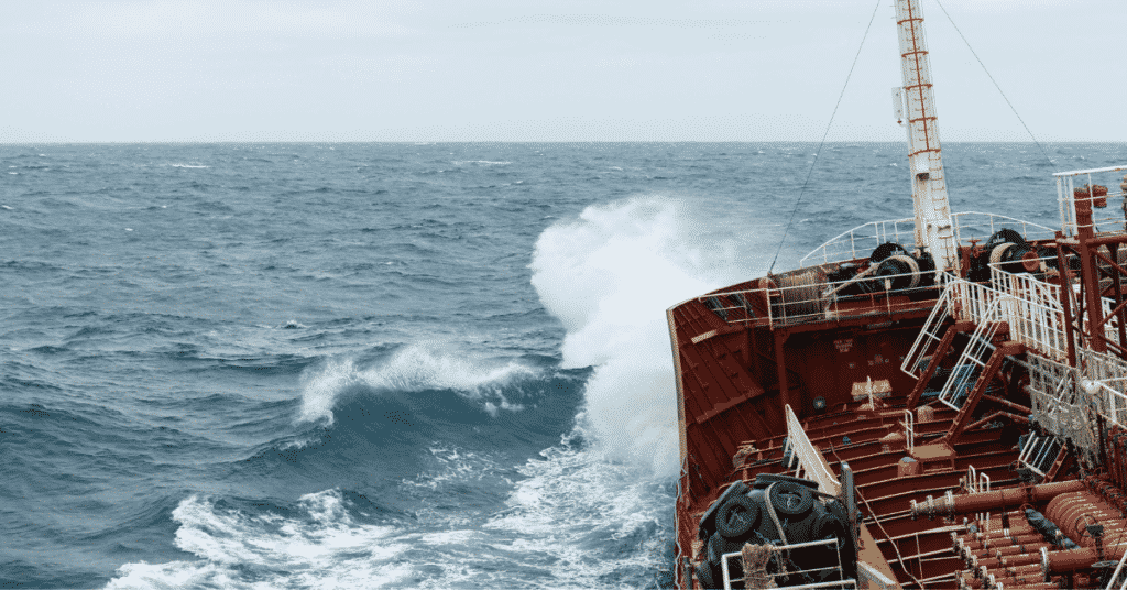 What to do When Ship Encounters Rough Weather