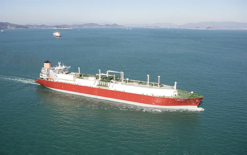 LNG carrier owned by Qatar-based Nakilat.