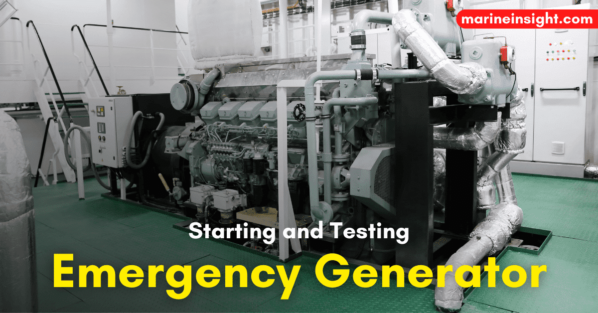 Ways of starting and testing emergency generator