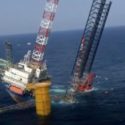 Four missing after a wind farm installation vessel capsized off Chinese coast