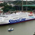 Methanol-fuelled newbuilds Stena Germanica (right) can cost less than a LNG-burning ship