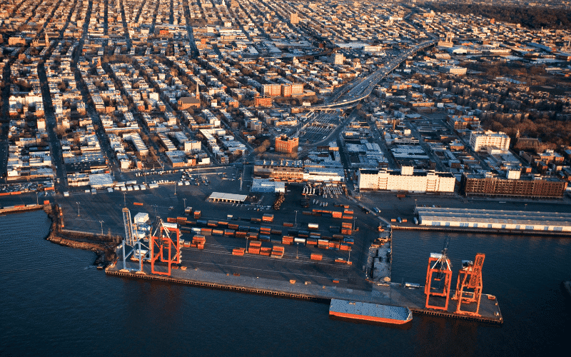 Крупнейшие порты в США Порт Нью-Йорка