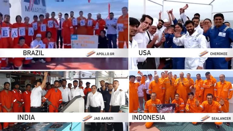 Video: Shipping World Came Together To #ShoutOutForSeafarers