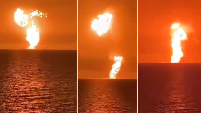 Watch: Explosions Rock The Caspian Sea, Shooting Fireball Into The Sky