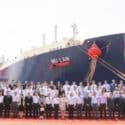 Hudong Zhonghua named the newly built 174,000 cubic meter LNG ship