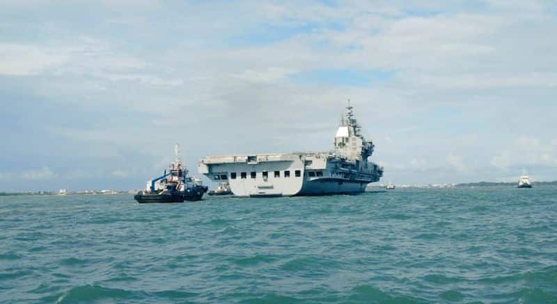 India's Indigenous Aircraft Carrier Vikrant - returns from trials