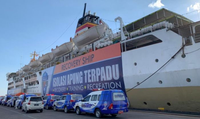 Indonesian ferry turns floating isolation centre for COVID-19 patients
