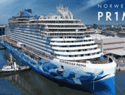 Cruise ship Norwegian Prima - Floats Out of the shipyard as a ginormous beauty