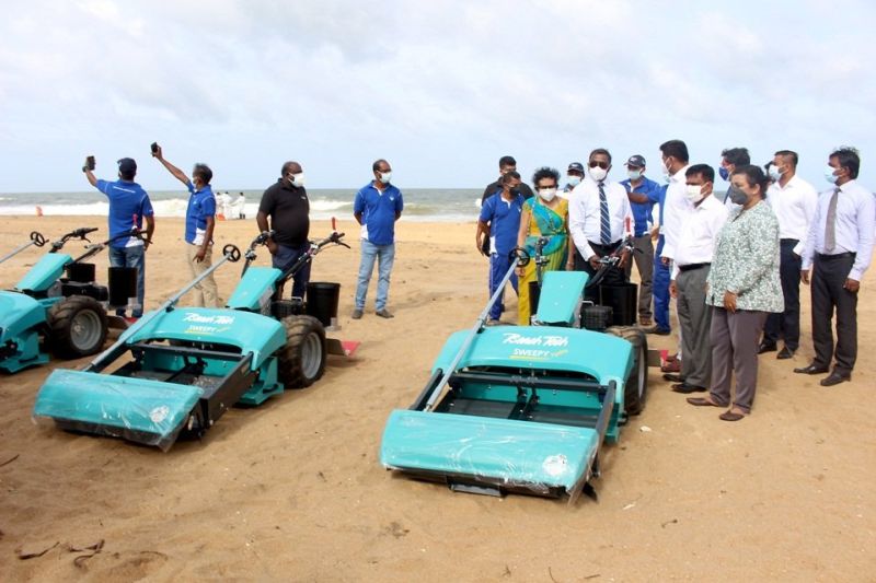 Singapore NGO Donates Cleanup machines For Sri Lankan beaches