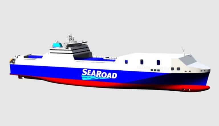 SeaRoad Signs Off On New €100 Million LNG-Powered RoRo Vessel For 2023
