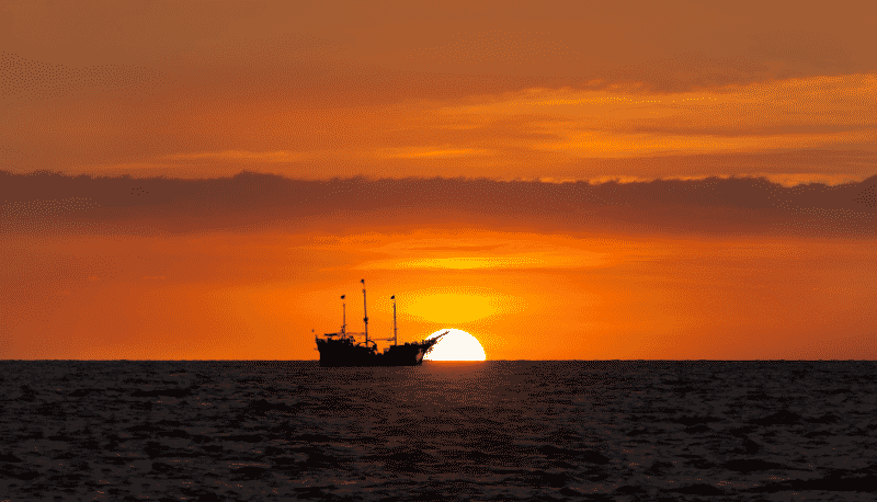 sail boat sunset